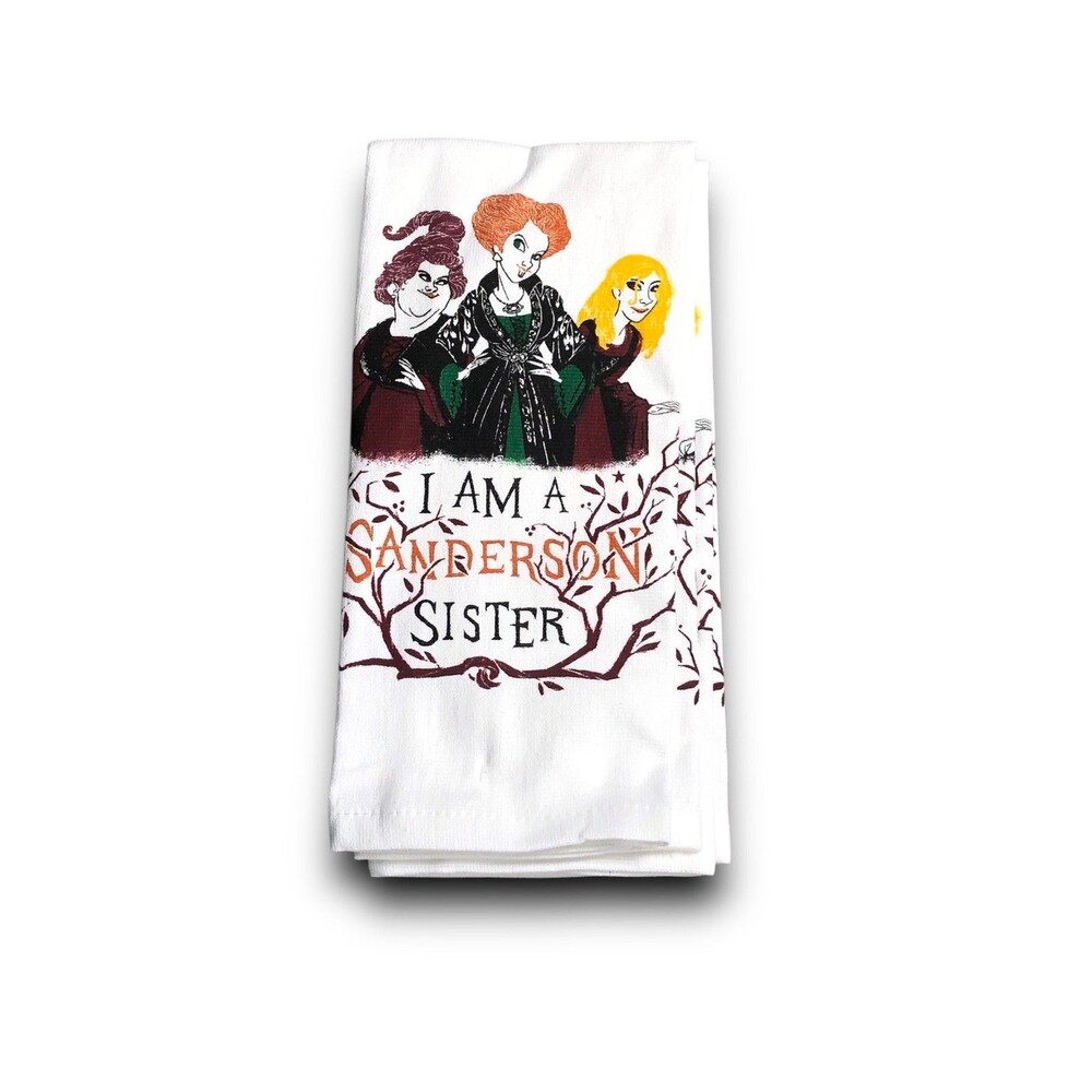 Disney Hocus Pocus "I Am a Sanderson Sister" Kitchen Towels (Set of 2)